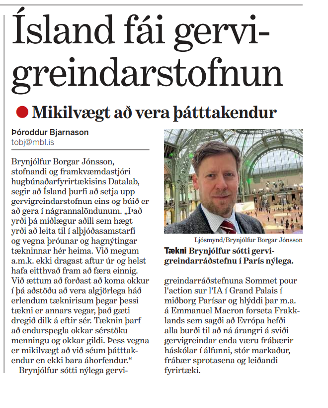 Forsíðufrétt!